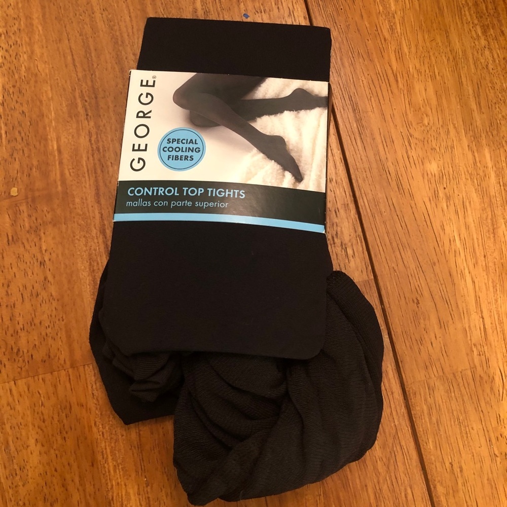 Control top tights NWT Black Sz5
